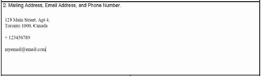 DS-4079 Part IA Address