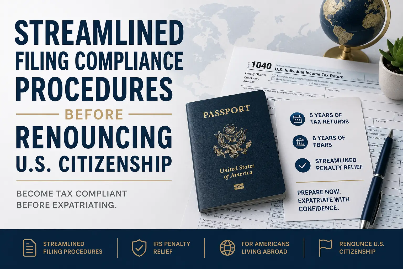 Streamlined filing for expatriates